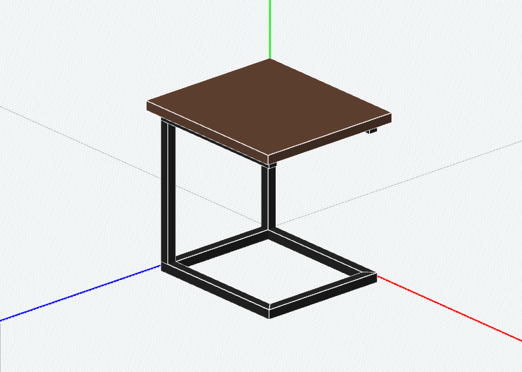 Табурет С-образный